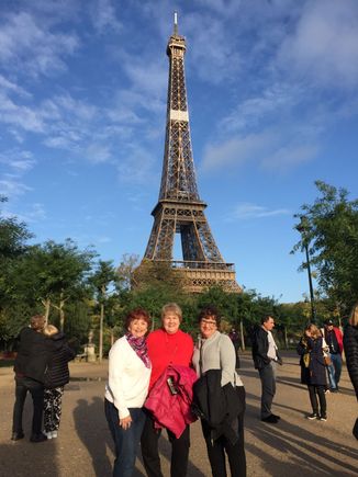  Eiffel Tower with friends, I’m on left