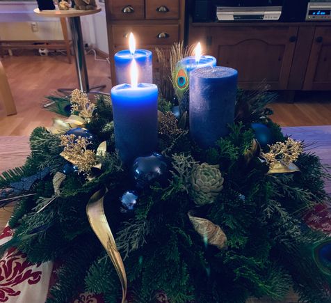 Plus we do order an Advent table wreath each year.