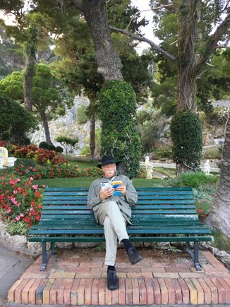 And enjoying a break 