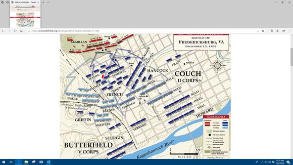 I put a little red line next to the 28th Regiment. The Union troops in the valley and were an easy target, 