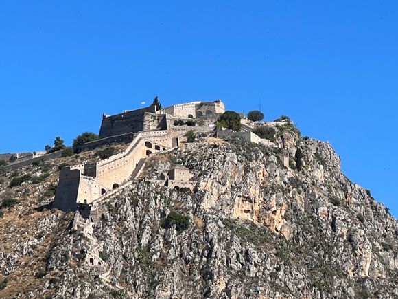 Nafplio fortress - only 999 steps to climb to the top!