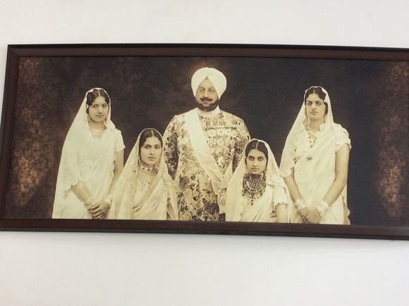 The Maharajah Bhupinder Singh and friends