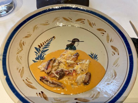 Crab dish, it was ok