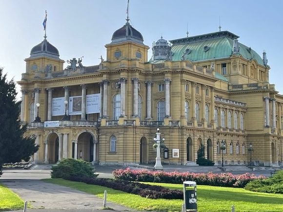 The National Theater at the top of the Horseshoe