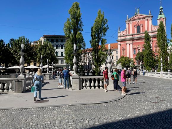 Another shot of the Preseren Square