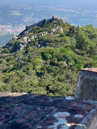 View of the Moorish castle from Pena Palace 