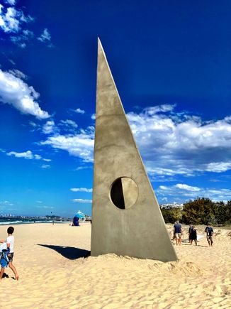 This monolith is a tribute to the Brutalist architecture movement.  I really liked its elegant simplicity.
