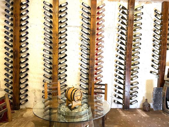 Underground wine cellar!