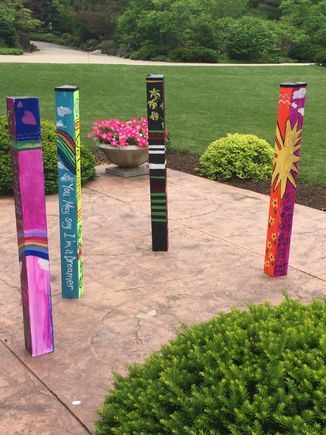 The orange one is  my Garden post.  It was a pretty day. 