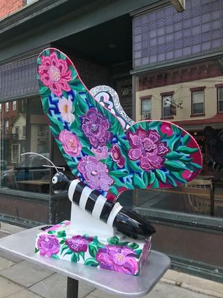 Saugerties Butterfly Street art selected for 2020 because it symbolizes love and hope.