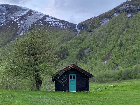 Walking around the Juvet grounds