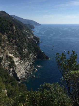 Along the CT hiking trails where good knees are essential.