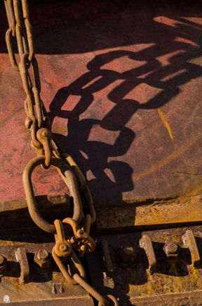 Chain shadow.