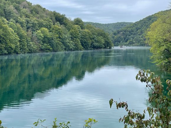 This picture is out of sequence, it shows the river, how beautiful and a boat in the distance.