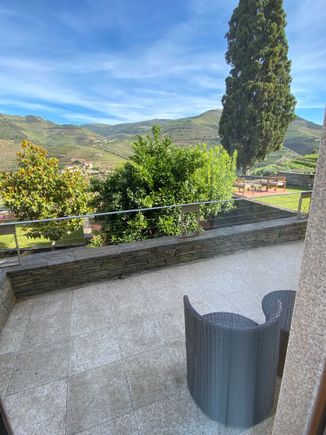  Morning, waking up and looking at our terrace