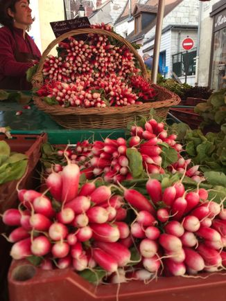 I love the way things are displayed at the markets
