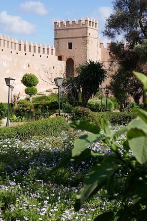 The Andalusian Garden at the end of the Kasbah