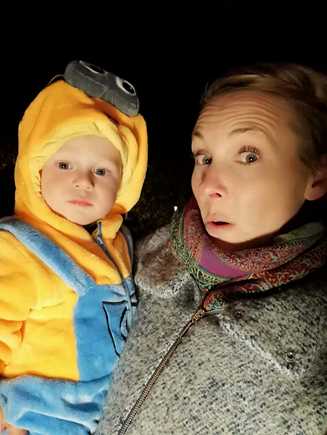 Grandson and DIL in Germany.
