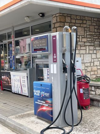 Heading out of town?  Make sure you have gas and ice cream.