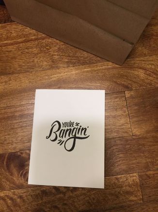 My card for my husband. I ran out of time to make one. He made one for me, though. 