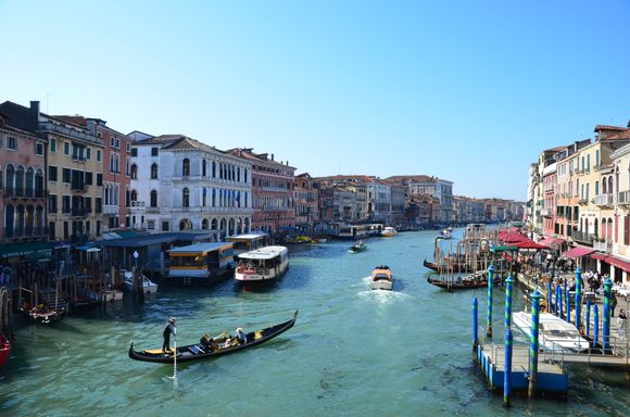 Canal Grande from Rialto bridge