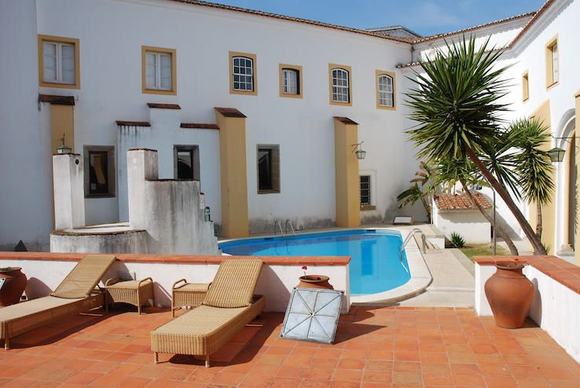 Pousada's outdoor area