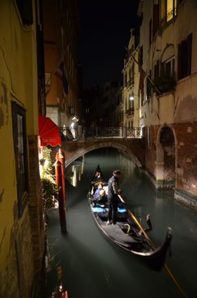 Gondola by night.