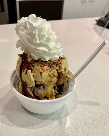 My rich, full octane hot fudge sundae Thursday night!