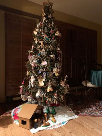 Decorated with nothing but angels, an apparent reference to me…