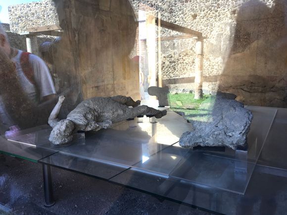 This is a cast of a body, not an actual body