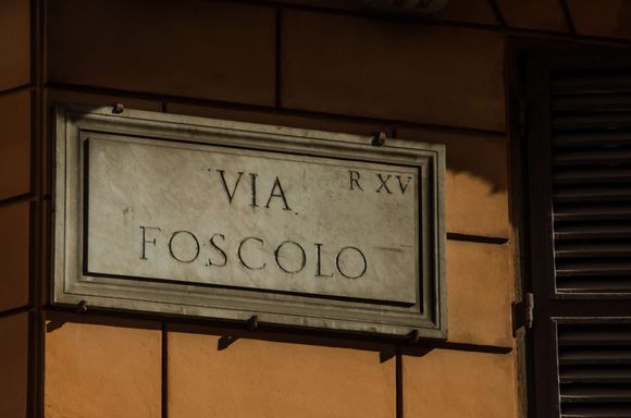 Via Foscolo was formerly known as Via Foscolo.