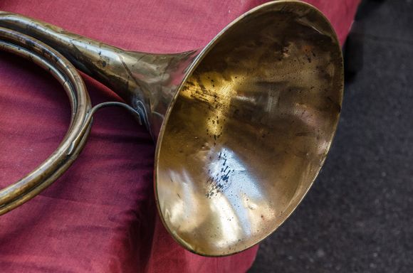 Antique horn.