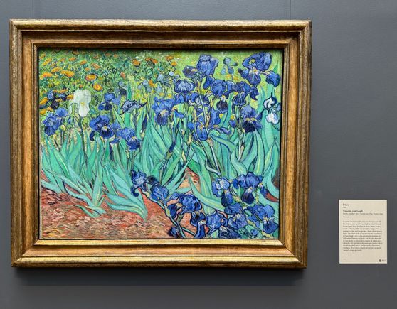 Terrific art museum on the Getty campus ; van Gogh