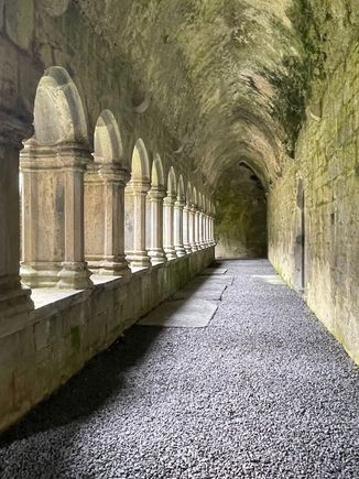 Quin Abbey, preserved cloister