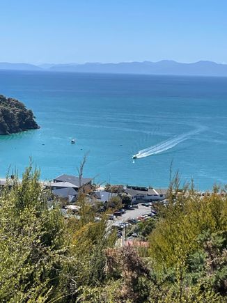 From the lookout at the back of the camp ground.