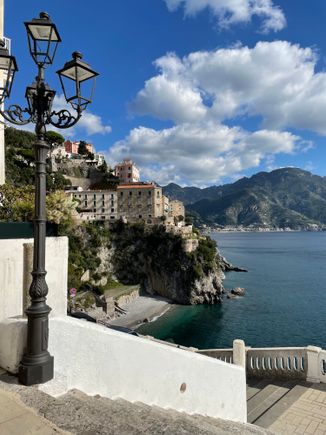 The view from the small piazza