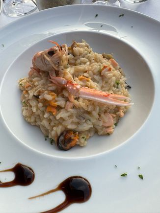 Ed's risotto with seafood