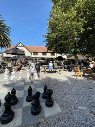 Honest Lawyer pub. We stopped to listen to some music.