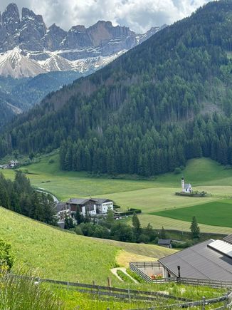 This was taken from across the road high up on a hilltop