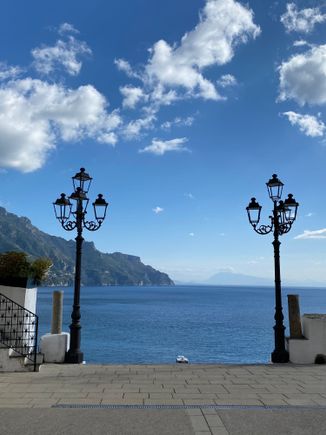 The view from the small piazza