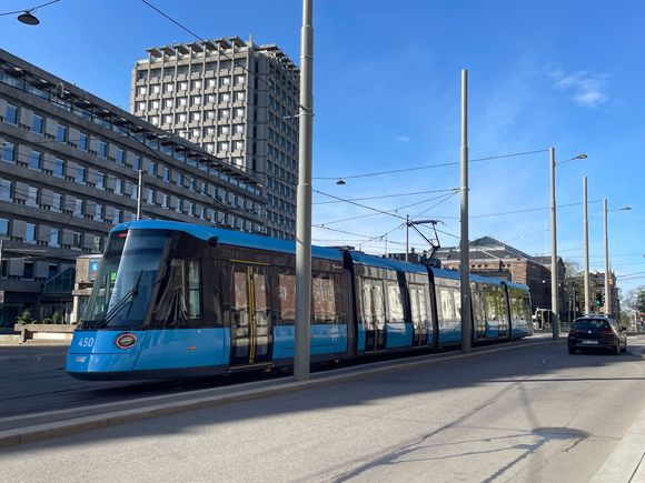 Very efficient  tram lines in  Oslo