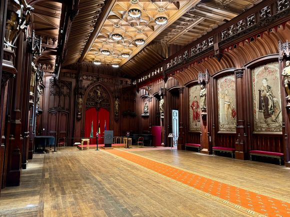 The banquet room in City Hall, I think… Percy?