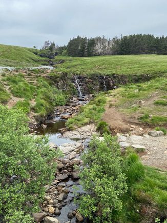 There are more pools as you continue along on the path