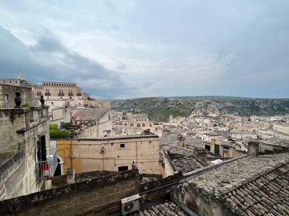 View from room, Hotel Italia, Matera