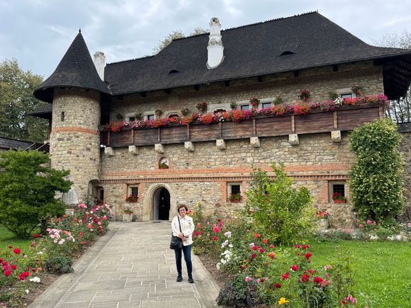 A guesthouse for passing dignitaries on the grounds of the monastery.