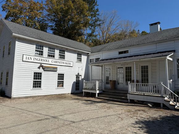 An old furniture maker next to the bridge. 

