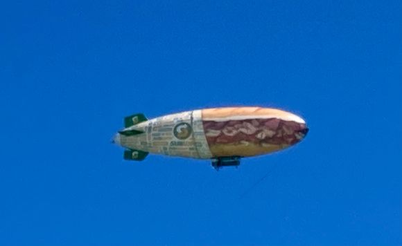 I’ve never seen this blimp before - was pretty funny.