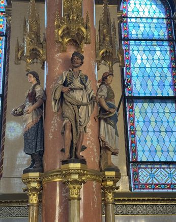 Beautiful detail inside the Parliament building