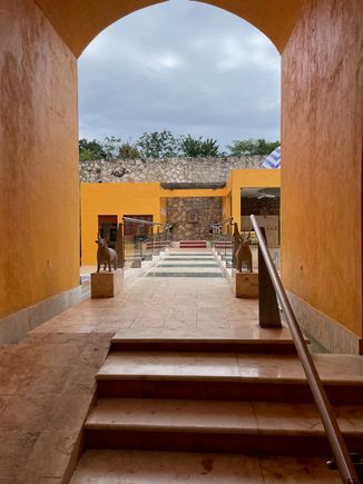 Entry from the open patio to the pool area.  I mean you gotta have a pool, right?