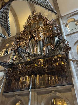 One of two organs inside Cathedral